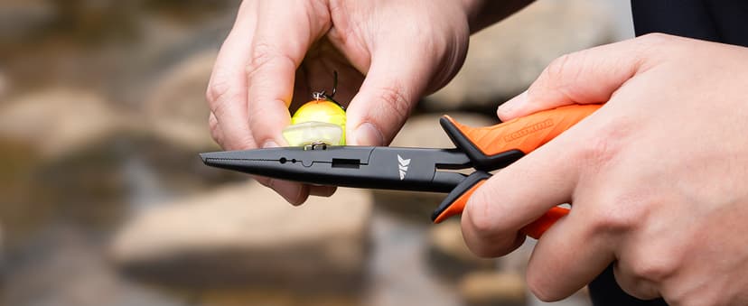 KastKing SteelStream 6pc Fishing Tool Kit - Corrosion Resistant Fishing Pliers with Lanyard, Fillet Knife, Floating Fish Lip Gripper, Fishing Braid Scissors, Tool Retractor, Fishing Gifts for Men