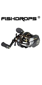 Fishdrops Spinning Fishing Reels 12+1BB Ultra Lightweight Carved Aluminum Spool Reels Affordable Smooth Spinning Reels