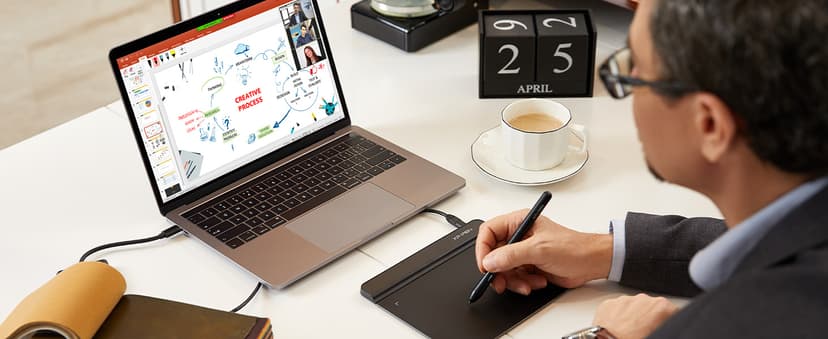 Drawing Tablet XPPen StarG640 Digital Graphic Tablet 6x4 Inch Art Tablet with Battery-Free Stylus Pen Tablet for Mac, Windows and Chromebook (Drawing/E-Learning/Remote-Working)