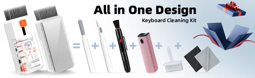 Electronics Deep Cleaning Reusable Brush Tool, Screen-Safe Spray, for iPhone iPad Macbook Airpod Camera, Gaming Accessories Ordilend Keyboard Cleaner & Laptop Cleaning Kit, All-in-1 for Computer PC B0C2VBXRYG