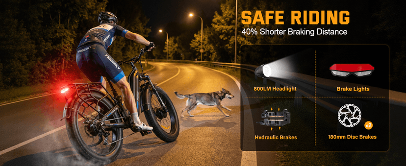 FREESKY Ranger AIR Dual Motor Electric Bike for Adults, 3500W 200NM Fast Ebike,105Miles Long Range E Bike,Full Suspension Electric Mountain Bike, 26'' Fat Tire Electric Bicycle for Man Womens Hunters