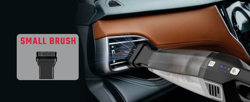 Handheld Vacuum Cordless, 9000PA Strong Suction, 2 Suction Modes, Fast Type-C Charging, Lightweight, Portable Car Vacuum Cleaner for Home Pet Office