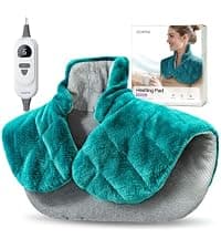 RENPHO Electric Heating Pad for Back Pain Relief, Birthday Gifts for Women Men Mom Dad Elderly, FSA Eligible Items Only List, Large Heat Pad for Neck and Shoulders, 24"x33", ETL Certified, Gray