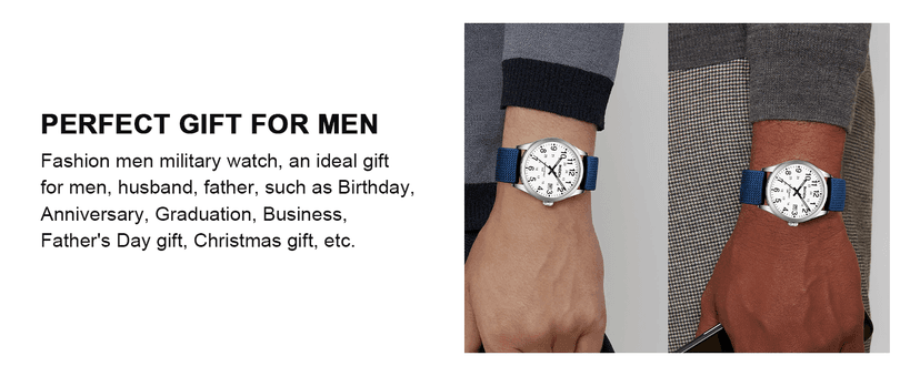 LN LENQIN Mens Watches Analog Quartz Sports Unisex 30M Waterproof Nurse Watch for Men Women Medical Professionals Military Time with Second Hand Glowing Easy to Read Dial