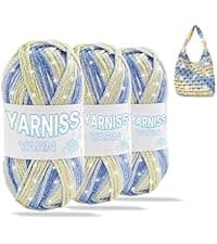 Yarniss 18 Size Counting Crochet Hooks with Light, Digital Counter Crochet Hooks Set with Case (2.0mm~14.0mm)