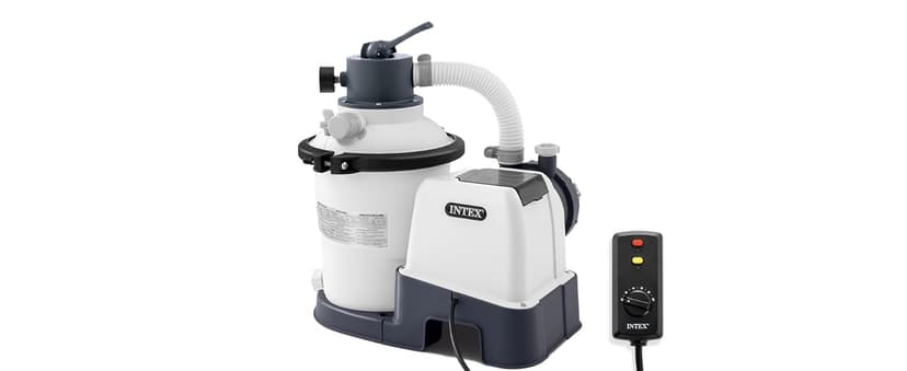 INTEX SX925 Krystal Clear Sand Filter Pool Pump for Above Ground Pools: 925 GPH Pump Flow Rate – Improved Circulation and Filtration – Easy Installation – Improved Water Clarity – Easy-to-Clean