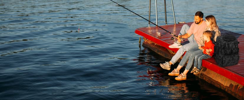 onedayHI Fishing Backpack with Rod Holders,40L Large Water-resistant Fishing Tackle Bag with Cooler,Tackle Box Backpack