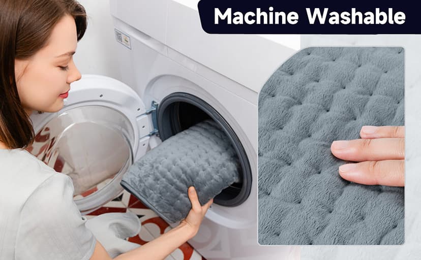 Heating Pad for Back & Period Cramps, Portable Heating Pad for Neck and Shoulders and Back with Auto Shut Off Large, Machine Washable, Christmas Gifts for Women, Men