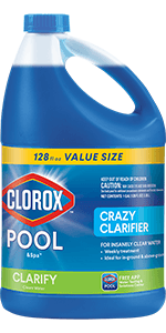 Clorox® Pool&Spa™ Shock Clear, for Crystal Clear Swimming Pool Water, Swim-ready in 15 minutes, Suitable for vinyl pools (6-Pack)