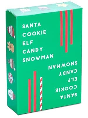 Santa Cookie Elf Candy Snowman Card Game – by Taco Cat Goat Cheese Pizza – Holiday Party Card Game – Great Stocking Stuffer – Fun for Kids, Teens, Adults and Family - 10 Min Ages 7+
