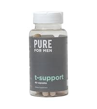 Pure for Men Pure for Men Original Vegan Cleanliness Stay Ready Fiber Supplement | Helps Promote Digestive Regularity | Psyllium Husk, Aloe Vera, Chia Seeds, Flaxseeds | Proprietary Formula | 120 Vegan Capsules