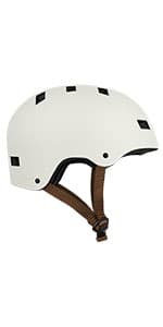 Retrospec Lennon Adult Bike Helmet with LED Safety Light Adjustable Dial & Removable Visor - Adjustable Bicycle Cycling Helmet for Men & Women