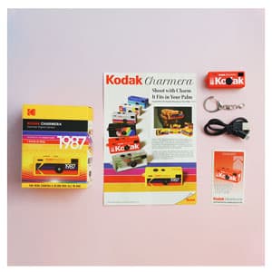 KODAK CHARMERA Keychain Digital Camera Blind Box Single Box (1PC),Mini Camera,Digicam,Video Recording,Bag Charm,1.6 Megapixels,Micro SD Card Slot,for Beginners Teens and Adults B0FKBDT8FR