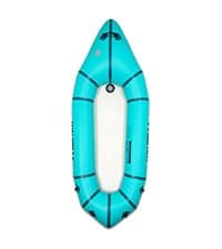 Inflatable Kayak, Portable Ripstop Oxford Cloth Recreational Touring Kayak with Fiberglass Kayak Paddle, Hand Pump and Carrying Bag, 1/2 Person