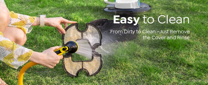 S1 PRO Cordless Pool Vacuum – Powerful Robotic Cleaner for Above-Ground Pools up to 1076 Sq.ft, 120-Min Runtime, 2.5H Fast Charging, Smart Auto-Parking Design