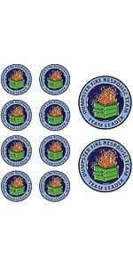 1Pcs/5Pcs/10Pcs Dumpster Fire Enamel Pins Response Team Alloy Badges for Jackets Hilarious Gifts for Coworkers Team Members