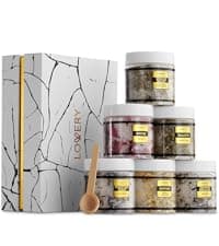 Gifts For Women Gift Basket for Women– 9 Piece Set of Vanilla Coconut Home Spa Set, Includes Fragrant Lotions, Extra Large Bath Bombs, Coconut Oil, Luxurious Bath Towel & More