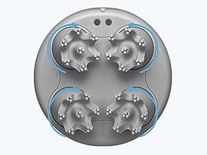 COMFIER Electric Cordless Hair Scalp Massager with Kneading 84 Massage Nodes, Handheld Portable Head Scratcher Massager for Hair Growth, Deep Clean and Stress Relax, Gifts for Men Dad