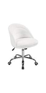 Yaheetech Adjustable Task Chair PU Leather Low Back Ribbed Armless Swivel Black Desk Chair Office Chair Wheels