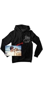 Custom Hoodies Design Your Own, Shirt Portrait From Photo, Valentines Customized Gifts For Boyfriend 2024