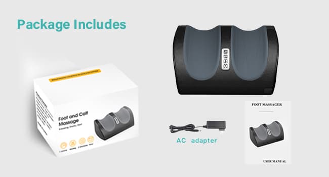 Shiatsu Foot Massager Machine with Heat, Foot and Calf Massager with Massage Roller, Deep Tissue Massager for Plantar Fasciitis, Pain Relief, Promotes Blood Circulation, Gifts for Women & Men