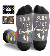 Zmart Gift Idea For Him - Funny Gifts For New Dad Brother Father In Law, In Law Socks