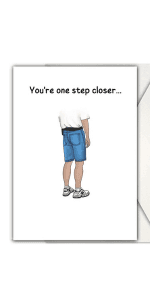 Funny Birthday Card for Men or Women - for Boyfriend, Girlfriend, bf, gf, Husband, Wife, Sister, Brother, etc | for him or her - Gag joke gift | 21st 25th 30th 40th 50th 60th 65th 70th