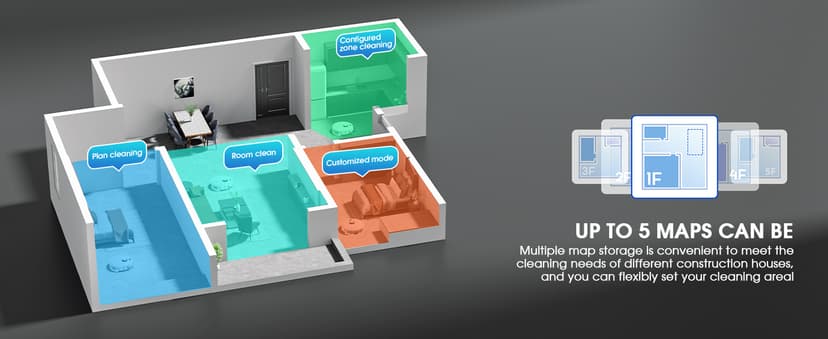 Robot Vacuum and Mop Combo, 3-in-1 Robotic Vacuums Cleaner with 70-Day Self-Emptying Base, LiDAR Navigation Smart Mapping & Strong 6000Pa Suction, for Pet Hair, Hard Floor, Carpet