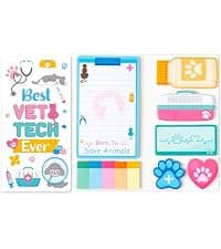 Xqumoi Teaching is A Work of Heart Sticky Notes Set Blackboard Self-Stick Note Pads Teacher Appreciation Gift Writing Memo Pads School Office Supplies