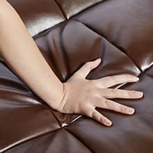 weselon Leather Convertible 3 in 1 Sleeper Sofa Bed, Small Upholstered Loveseat Pull Out Couch, Multi-Functional Sleeper Futon with Hidden Table and Adjustable Backrest for Living Room (Brown)