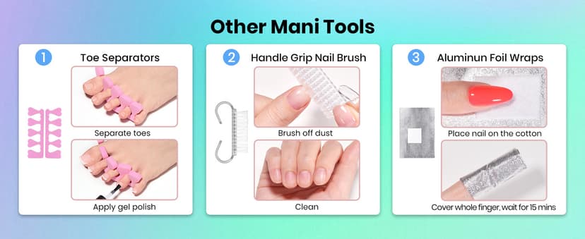 Color Enchantment with Everything Base Top Coat Beginner Starter at Home Nails Kit Manicure DIY Salon Tools Gifts for Women Beetles Gel Nail Polish Kit with U V Light - 80Pcs 55 Colors Gel Nail Kit B0CL4RWBYR