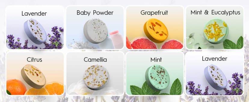 Shower Steamers Aromatherapy BLRIET 8 Pack Gifts for Women, Birthday Christmas White Elephant Gifts Stocking Stuffers for Adults Her Mom Him Home Spa Gym Natural Essential Oil Self Care Relaxation