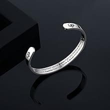 TONY & SANDY Cuff Bracelets for Women Teen Girls Best Friend Sister Mom Daughter Granddaughter Cousin Personalized Birthday Mother's Day Christmas Easter Gifts for Teens Girls Women Jewelry