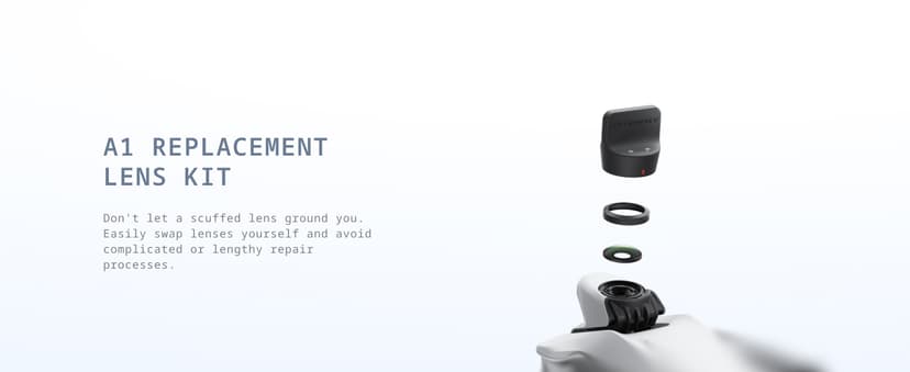 Antigravity A1 Infinity Bundle (3 High-Capacity Batteries) - 8K 360 Drone for Immersive Flight, Point-to-Fly Motion Control, Obstacle Avoidance, Deep Track, Auto Return, 10km Transmission, Auto Edit