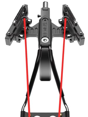 Goldboy Professional Slingshot, Wrist Rocket Slingshot with Red Beam Sight, Hunting Slingshot for Adults with 4 Rubber Bands Replacement and 220 Ammo for Adults