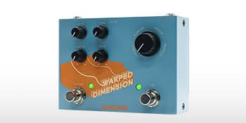 SONICAKE Modulation Guitar Effects Pedal 4 Mode of Chorus, Flanger, Phaser & Tremolo Digital Warped Dimension