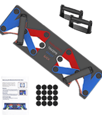 Solid Push Up Board 15 in 1 Home Workout Equipment Multi-Functional Pushup Stands System Fitness Floor Chest Muscle Exercise Professional Equipment Burn Fat Strength Training Arm Men & Women Weights