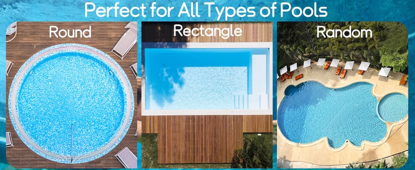 2026 Cordless Robotic Pool Cleaner - 120 Mins Automatic Pool Vacuum for Above Ground Pool & In - Ground Flat Pools up to 1000 Sq.Ft, Robot Pool Cleaner with Self - Parking Tech