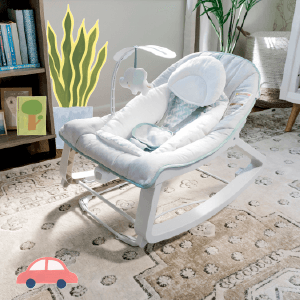 Ingenuity Keep Cozy 3-in-1 Grow with Me Vibrating Baby Bouncer, Seat & Infant to Toddler Rocker, Vibrations & -Toy Bar, 0-30 Months Up to 40 lbs (Weaver)