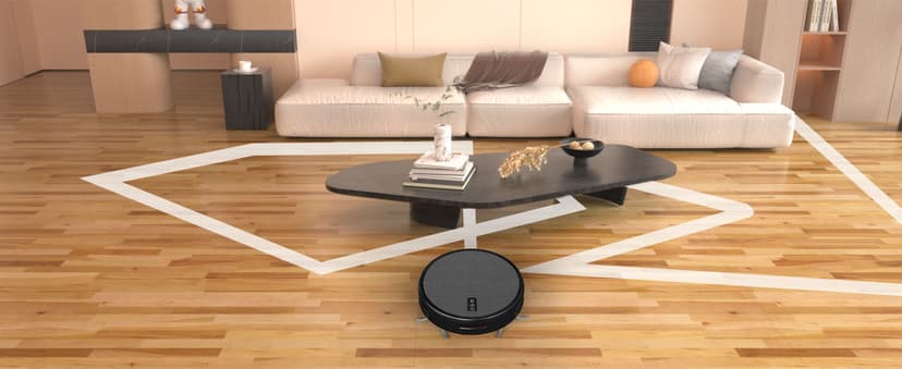 Robot Vacuum and Mop Combo, Robot Vacuum Cleaner, 6 Cleaning Modes, Large Capacity Water Tank Dustbin, Self-Charging, WiFi/App/Alexa, Ideal for Hard Floor, Carpet, Pet Hair