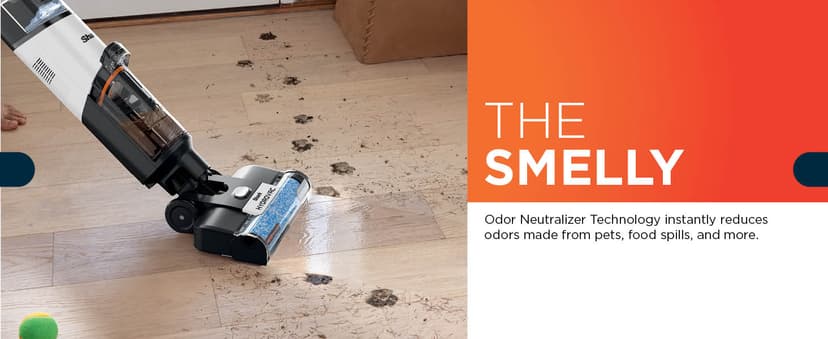 Shark | Wet Dry Vacuum Cleaner | Vacuum and Mop Combo | HydroVac MessMaster | 3-in-1 Self-Cleaning + Powerful Suction | 2 Brushrolls & 2 Solutions Included | Hardwood Floor & Area Rug Cleaner | AW261