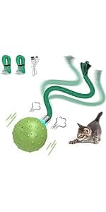 Interactive Cat Toys Rechargeable,Moving Concealed Feathers,Real Mouse Squeaky,Touch Activated Cat Kitten Toy Exercise Toys for Indoor Bored Adult Cats