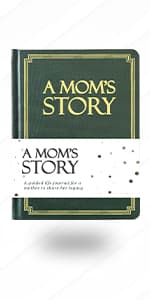 Mom's Life Story Journal (Hardcover): A Meaningful Keepsake for Mom to Share Her Journey and Memories, Book Includes 250+ Prompt Questions, Sentimental Gifts for Mother's Day, Birthday & Christmas