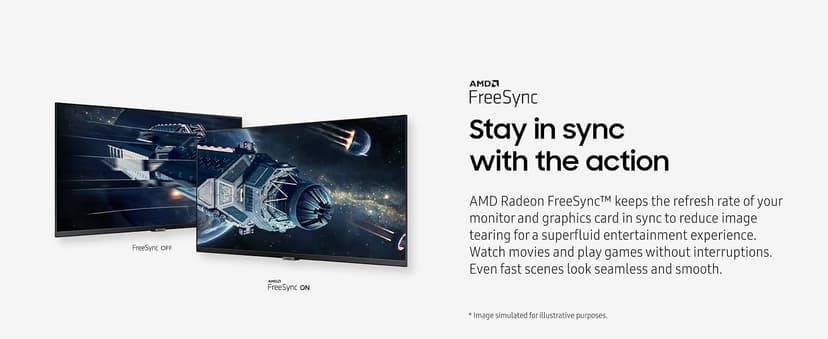 Samsung 34" ViewFinity S50GC Series Ultrawide QHD Monitor, 100Hz, 5ms, HDR10, AMD FreeSync, Ultrawide Screen, Eye Care, Thin Bezels, PIP, PBP, LS34C50DGANXZA, 2023, Black