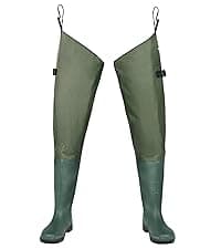 HISEA Hunting Waders for Men with 600G Insulated Boots, 4.5mm Neoprene Waterproof, Bootfoot Chest Wader Fishing Duck Hunting