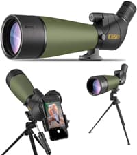 Gosky 10X42 HD Binoculars for Adults with Phone Adapter, High Power Binoculars with BAK4 Prism and FMC Lens, Waterproof Binocular for Bird Watching Hunting Traveling Outdoor Sports