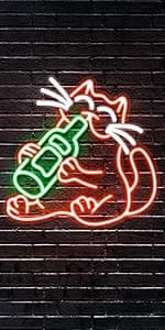 Kavaas Check Engine Neon Sign, LED Garage Sign for Car Room Decor | Check Engine Light Neon Sign for Garage Decor, Auto Repair Workshop, Man Cave - Best Gifts for Dad, Car Enthusiast (Golden Yellow) B0D372TXF5