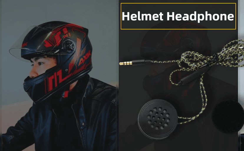 Fydun Helmet Headphone- Helmet Speakers - Motorcycle Helmet Bluetooth Headset,Helmet Headset Headphone Speakers Support Hands- Calling Motorcycle Sports