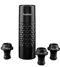 Ivation Wine Gift Set – Includes Electric Opener, Aerator, Vacuum Preserver, 2 Stoppers, Foil Cutter & Charging Base