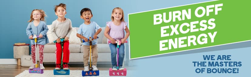 Flybar My First Foam Pogo Jumper for Kids Fun and Safe Pogo Stick for Toddlers, Durable Foam and Bungee Jumper for Ages 3 and up, Supports up to 250lbs